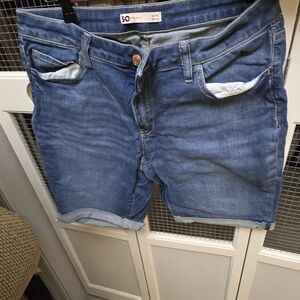 SO Blue Denim Shorts